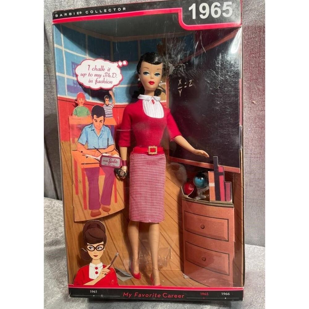 Barbie Collector My Favorite Career Teacher Doll (2009) Reproduction 1965 NRFB
